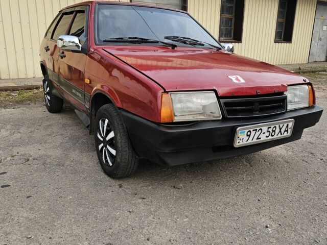 Красный ВАЗ 2109, объемом двигателя 1.5 л и пробегом 10 тыс. км за 850 $, фото 1 на Automoto.ua