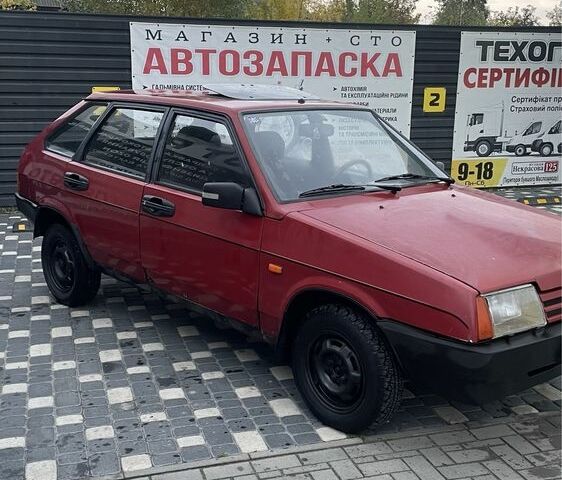 Красный ВАЗ 2109, объемом двигателя 1.5 л и пробегом 2 тыс. км за 750 $, фото 1 на Automoto.ua