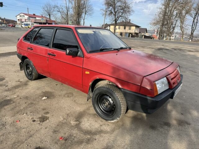 Червоний ВАЗ 2109, об'ємом двигуна 1.1 л та пробігом 195 тис. км за 800 $, фото 1 на Automoto.ua
