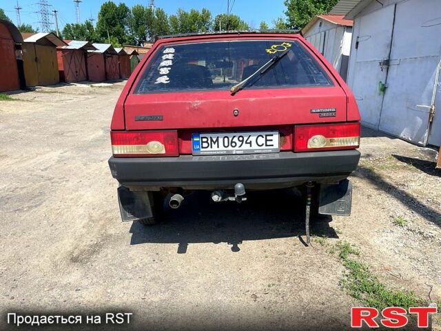 ВАЗ 2109 1994 в Сумах на Automoto.ua Красный ВАЗ 2109, объемом двигателя 1.5 л и пробегом 98 тыс. км за 899 $, фото 3 на Automoto.ua