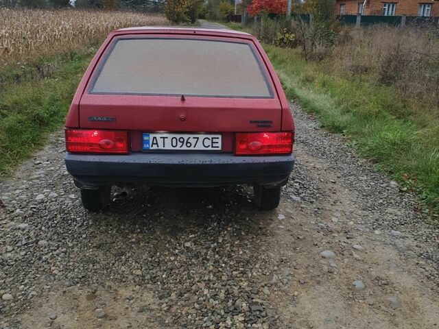 Красный ВАЗ 2109, объемом двигателя 1.5 л и пробегом 130 тыс. км за 528 $, фото 3 на Automoto.ua