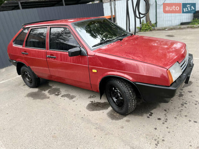 Красный ВАЗ 2109, объемом двигателя 1.3 л и пробегом 170 тыс. км за 1200 $, фото 1 на Automoto.ua