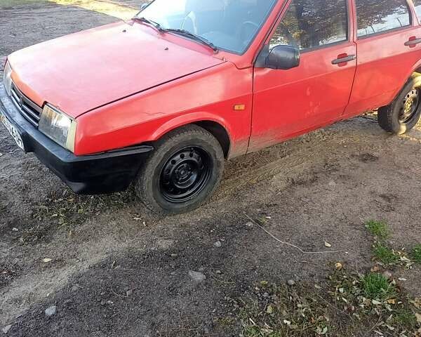Красный ВАЗ 2109, объемом двигателя 1.5 л и пробегом 88 тыс. км за 700 $, фото 2 на Automoto.ua