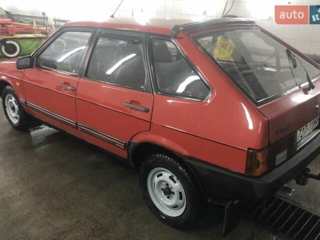 Красный ВАЗ 2109, объемом двигателя 1.3 л и пробегом 161 тыс. км за 2400 $, фото 17 на Automoto.ua