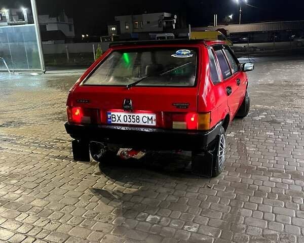 Красный ВАЗ 2109, объемом двигателя 1.46 л и пробегом 80 тыс. км за 1500 $, фото 2 на Automoto.ua