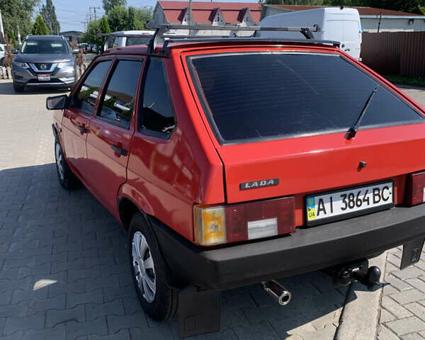 Красный ВАЗ 2109, объемом двигателя 1.5 л и пробегом 163 тыс. км за 1550 $, фото 4 на Automoto.ua