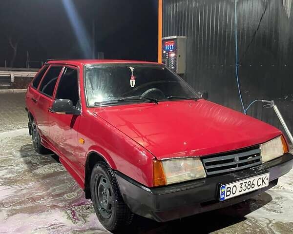 Красный ВАЗ 2109, объемом двигателя 1.5 л и пробегом 100 тыс. км за 950 $, фото 2 на Automoto.ua