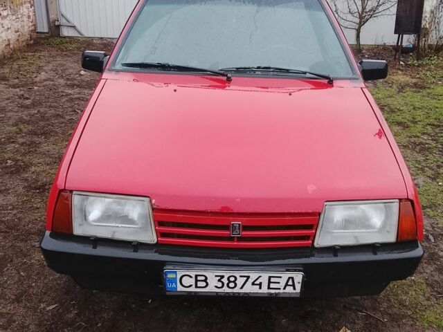 Красный ВАЗ 2109, объемом двигателя 1.5 л и пробегом 170 тыс. км за 900 $, фото 1 на Automoto.ua