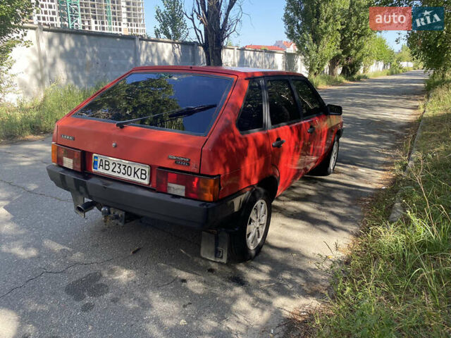 Красный ВАЗ 2109, объемом двигателя 1.45 л и пробегом 116 тыс. км за 1300 $, фото 4 на Automoto.ua