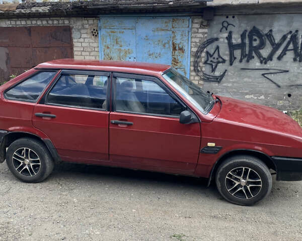 Красный ВАЗ 2109, объемом двигателя 1.5 л и пробегом 150 тыс. км за 1200 $, фото 2 на Automoto.ua