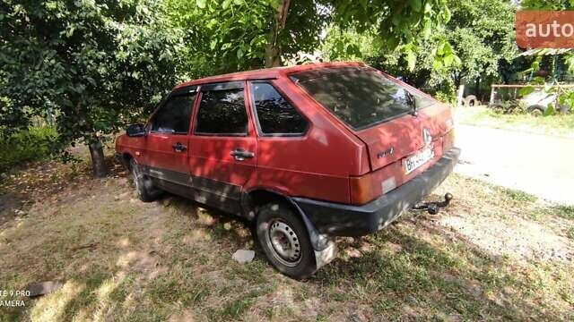 Красный ВАЗ 2109, объемом двигателя 1.5 л и пробегом 111 тыс. км за 1200 $, фото 11 на Automoto.ua