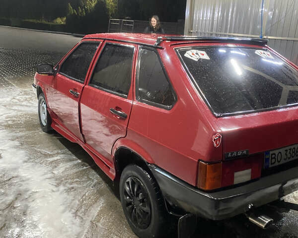 Красный ВАЗ 2109, объемом двигателя 1.5 л и пробегом 10 тыс. км за 650 $, фото 1 на Automoto.ua