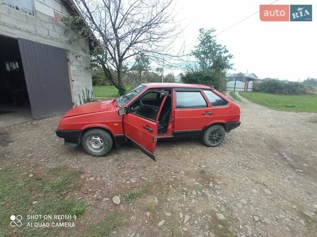 Красный ВАЗ 2109, объемом двигателя 1.3 л и пробегом 380 тыс. км за 850 $, фото 2 на Automoto.ua