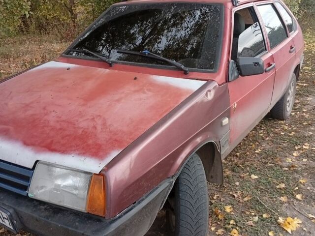 Красный ВАЗ 2109, объемом двигателя 1 л и пробегом 1000 тыс. км за 652 $, фото 1 на Automoto.ua