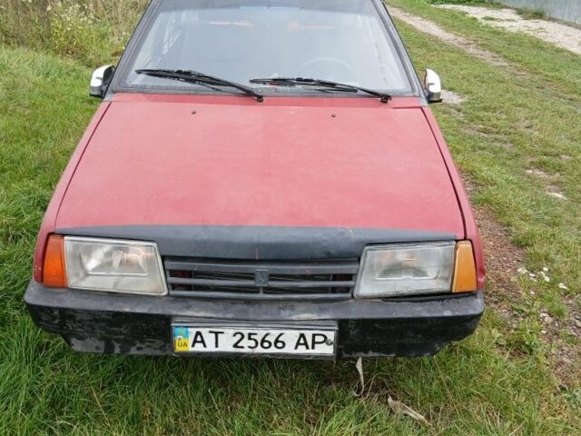 Красный ВАЗ 2109, объемом двигателя 1.5 л и пробегом 100 тыс. км за 600 $, фото 4 на Automoto.ua