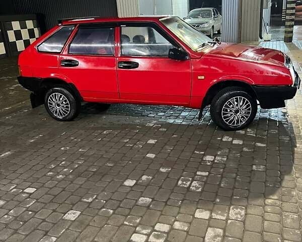 Красный ВАЗ 2109, объемом двигателя 1.46 л и пробегом 80 тыс. км за 1500 $, фото 1 на Automoto.ua