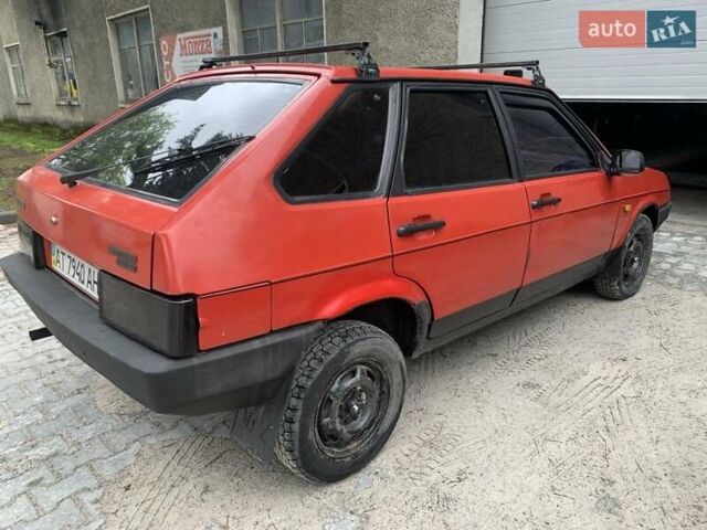 Красный ВАЗ 2109, объемом двигателя 1.5 л и пробегом 250 тыс. км за 850 $, фото 1 на Automoto.ua