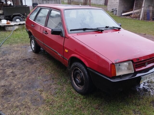 Красный ВАЗ 2109, объемом двигателя 1.5 л и пробегом 150 тыс. км за 450 $, фото 1 на Automoto.ua