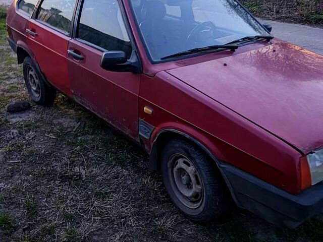 Красный ВАЗ 2109, объемом двигателя 1.5 л и пробегом 0 тыс. км за 600 $, фото 1 на Automoto.ua