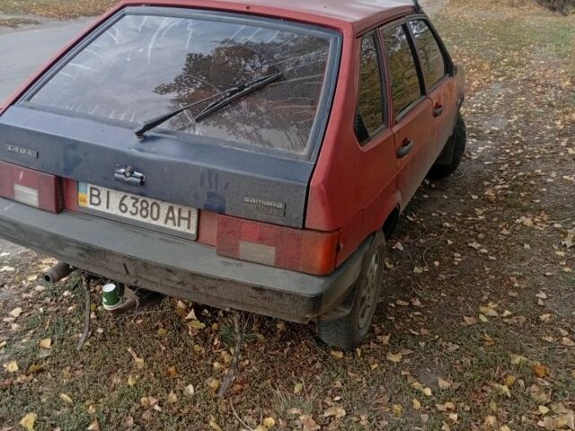 Красный ВАЗ 2109, объемом двигателя 1 л и пробегом 1000 тыс. км за 652 $, фото 4 на Automoto.ua