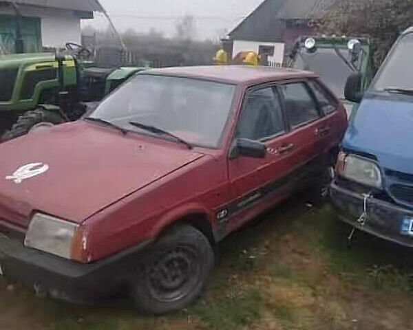 Красный ВАЗ 2109, объемом двигателя 1.29 л и пробегом 65 тыс. км за 400 $, фото 1 на Automoto.ua