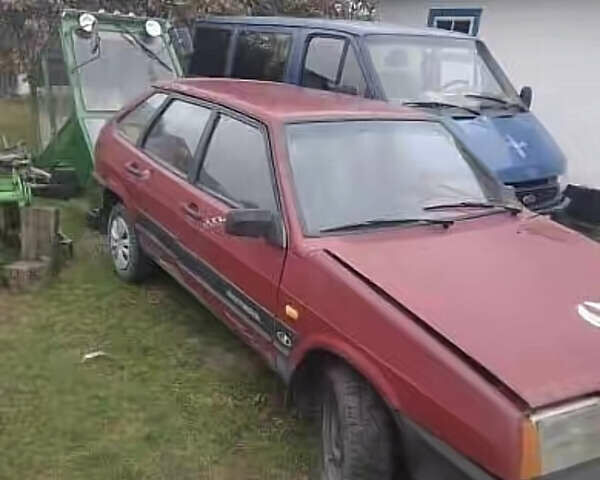 Красный ВАЗ 2109, объемом двигателя 1.29 л и пробегом 65 тыс. км за 400 $, фото 4 на Automoto.ua