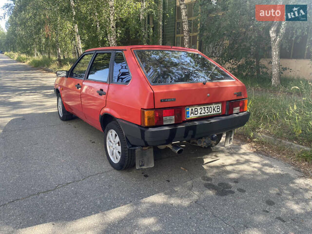 Красный ВАЗ 2109, объемом двигателя 1.45 л и пробегом 116 тыс. км за 1300 $, фото 2 на Automoto.ua