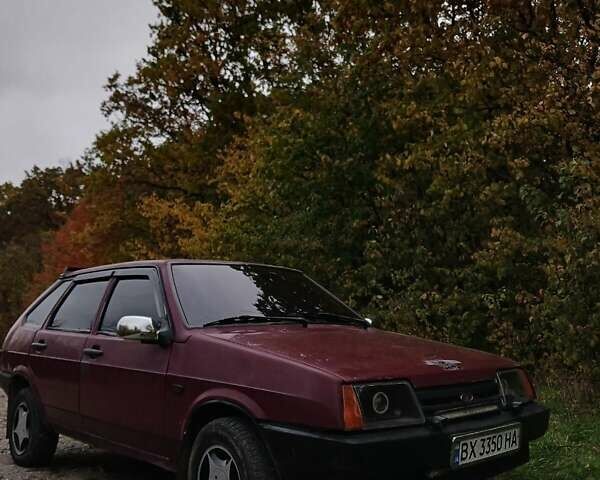 Красный ВАЗ 2109, объемом двигателя 1.6 л и пробегом 270 тыс. км за 900 $, фото 1 на Automoto.ua