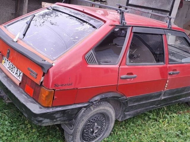 Красный ВАЗ 2109, объемом двигателя 1.5 л и пробегом 200 тыс. км за 499 $, фото 2 на Automoto.ua