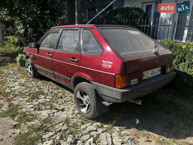 Красный ВАЗ 2109, объемом двигателя 1.5 л и пробегом 273 тыс. км за 1300 $, фото 1 на Automoto.ua