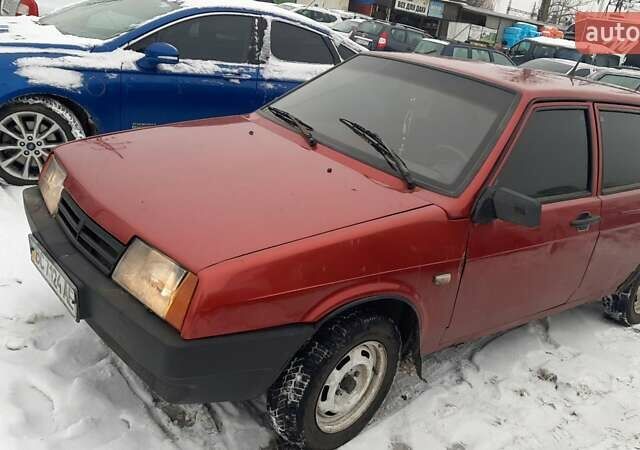 Красный ВАЗ 2109, объемом двигателя 1.5 л и пробегом 186 тыс. км за 1200 $, фото 1 на Automoto.ua