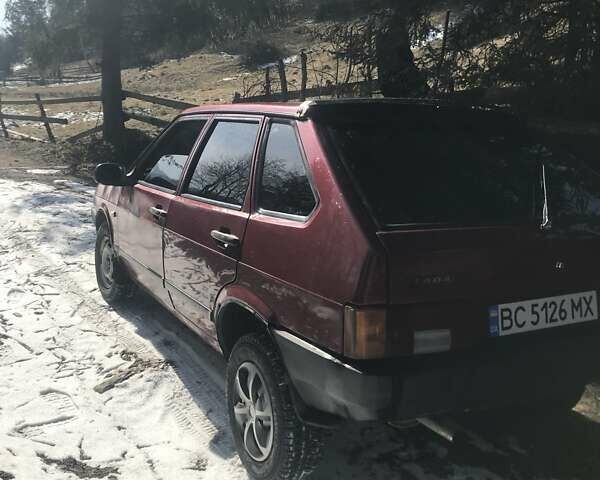 Красный ВАЗ 2109, объемом двигателя 1.6 л и пробегом 87 тыс. км за 1110 $, фото 4 на Automoto.ua