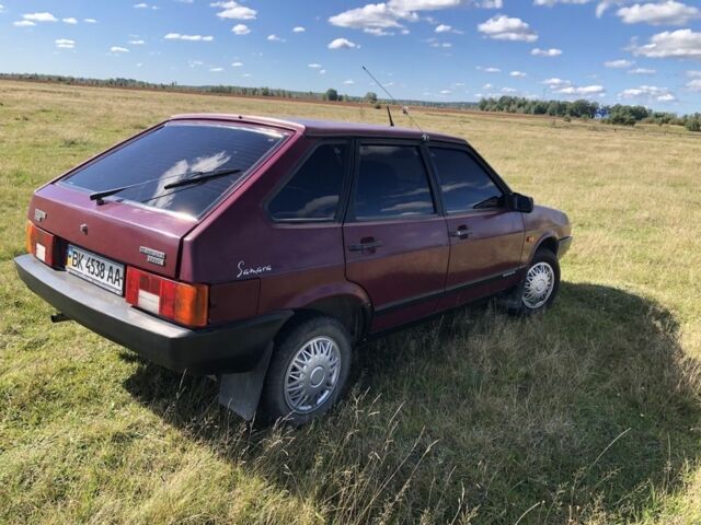 ВАЗ 2109 1996 в Владимирце на Automoto.ua Красный ВАЗ 2109, объемом двигателя 1.5 л и пробегом 77 тыс. км за 1250 $, фото 2 на Automoto.ua