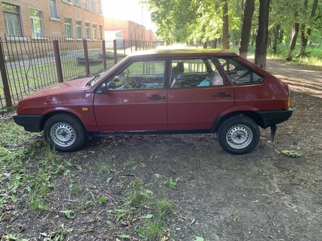 Красный ВАЗ 2109, объемом двигателя 1.5 л и пробегом 90 тыс. км за 1900 $, фото 4 на Automoto.ua
