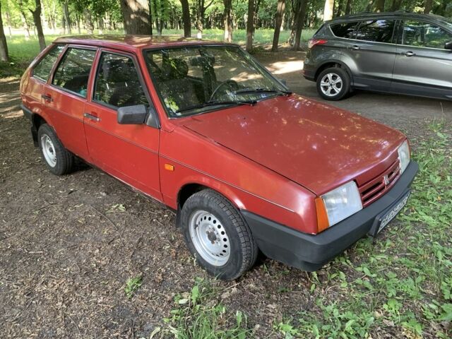 Красный ВАЗ 2109, объемом двигателя 1.5 л и пробегом 90 тыс. км за 1900 $, фото 1 на Automoto.ua