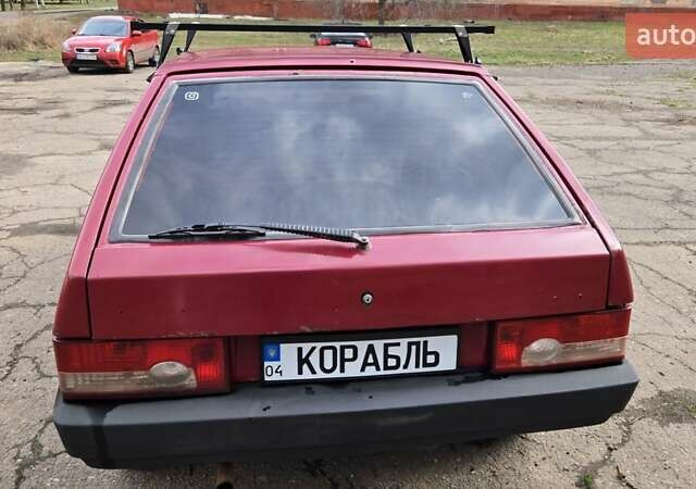 Красный ВАЗ 2109, объемом двигателя 1.5 л и пробегом 173 тыс. км за 950 $, фото 3 на Automoto.ua