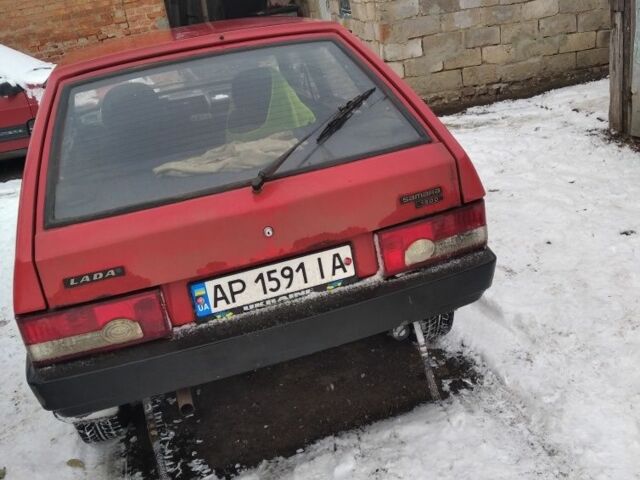 Красный ВАЗ 2109, объемом двигателя 1.5 л и пробегом 350 тыс. км за 1333 $, фото 2 на Automoto.ua