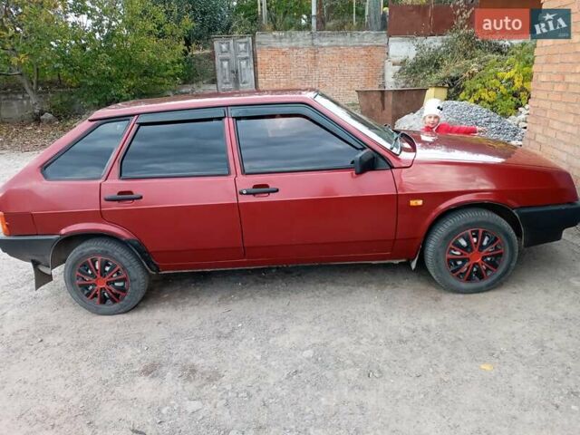 Красный ВАЗ 2109, объемом двигателя 1.5 л и пробегом 110 тыс. км за 1900 $, фото 5 на Automoto.ua