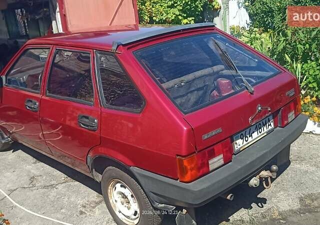 Красный ВАЗ 2109, объемом двигателя 1.5 л и пробегом 200 тыс. км за 1300 $, фото 7 на Automoto.ua