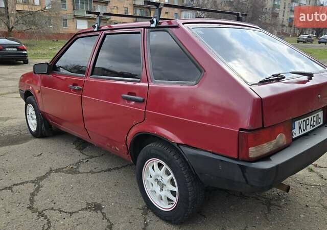 Красный ВАЗ 2109, объемом двигателя 1.5 л и пробегом 173 тыс. км за 950 $, фото 4 на Automoto.ua
