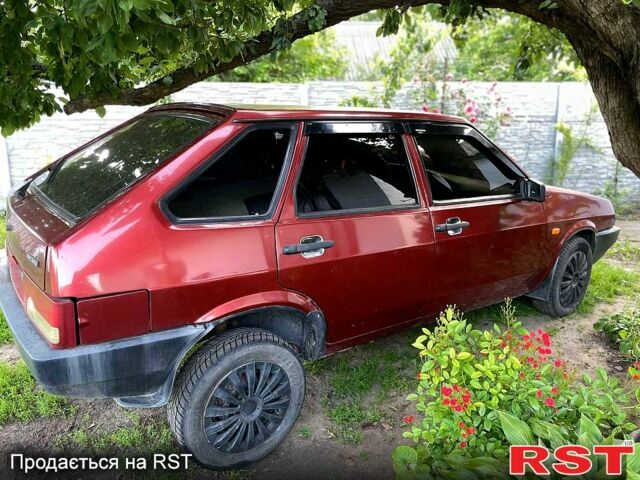 Красный ВАЗ 2109, объемом двигателя 1.5 л и пробегом 71 тыс. км за 1100 $, фото 1 на Automoto.ua