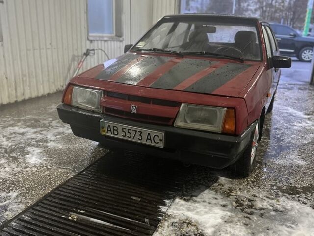 Красный ВАЗ 2109, объемом двигателя 1.5 л и пробегом 412 тыс. км за 620 $, фото 1 на Automoto.ua