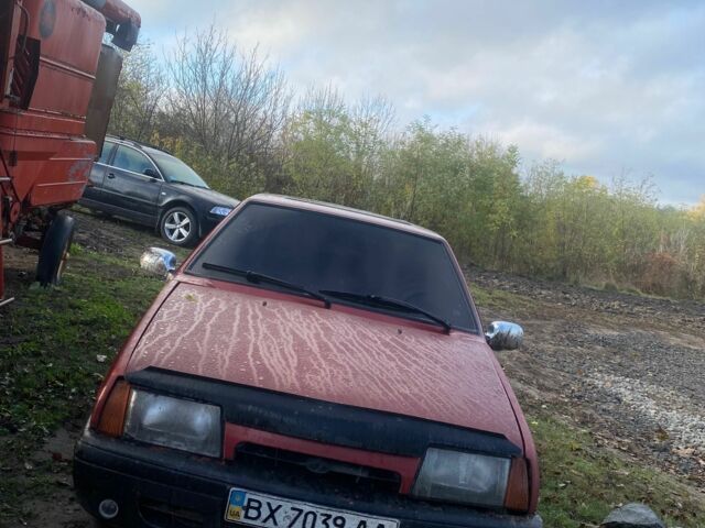 Красный ВАЗ 2109, объемом двигателя 1.5 л и пробегом 1 тыс. км за 900 $, фото 1 на Automoto.ua