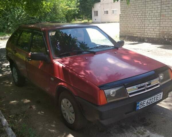 Красный ВАЗ 2109, объемом двигателя 1.5 л и пробегом 100 тыс. км за 1600 $, фото 1 на Automoto.ua