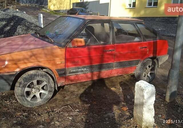 Красный ВАЗ 2109, объемом двигателя 1.5 л и пробегом 200 тыс. км за 300 $, фото 6 на Automoto.ua