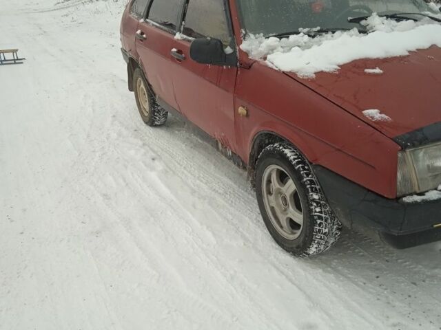 Красный ВАЗ 2109, объемом двигателя 1.5 л и пробегом 3 тыс. км за 1000 $, фото 11 на Automoto.ua