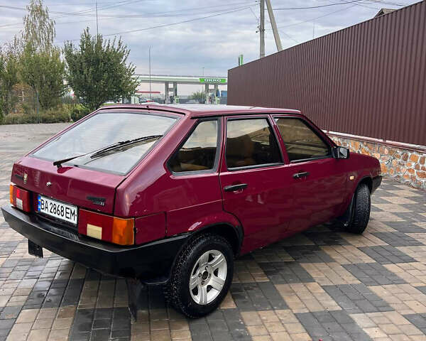 Красный ВАЗ 2109, объемом двигателя 1.46 л и пробегом 185 тыс. км за 1599 $, фото 9 на Automoto.ua