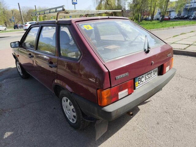 Красный ВАЗ 2109, объемом двигателя 1.5 л и пробегом 81 тыс. км за 2200 $, фото 3 на Automoto.ua