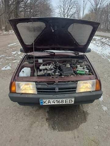 Красный ВАЗ 2109, объемом двигателя 1.5 л и пробегом 98 тыс. км за 2400 $, фото 1 на Automoto.ua