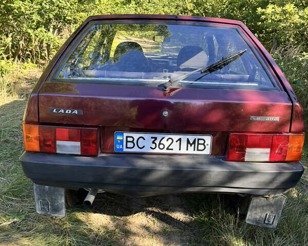 Красный ВАЗ 2109, объемом двигателя 1.5 л и пробегом 160 тыс. км за 1600 $, фото 2 на Automoto.ua